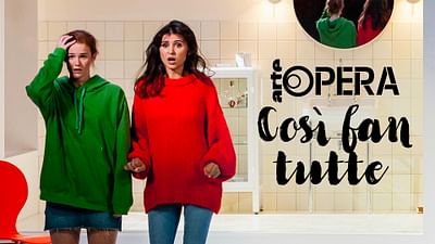 „Così fan tutte“ aus der Oper Lausanne „Così fan tutte“ aus der Oper Lausanne