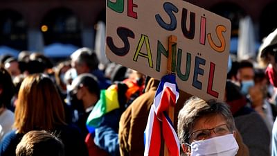 Paris: Solidarität für Lehrer Samuel Paty Paris: Solidarität für Lehrer Samuel Paty