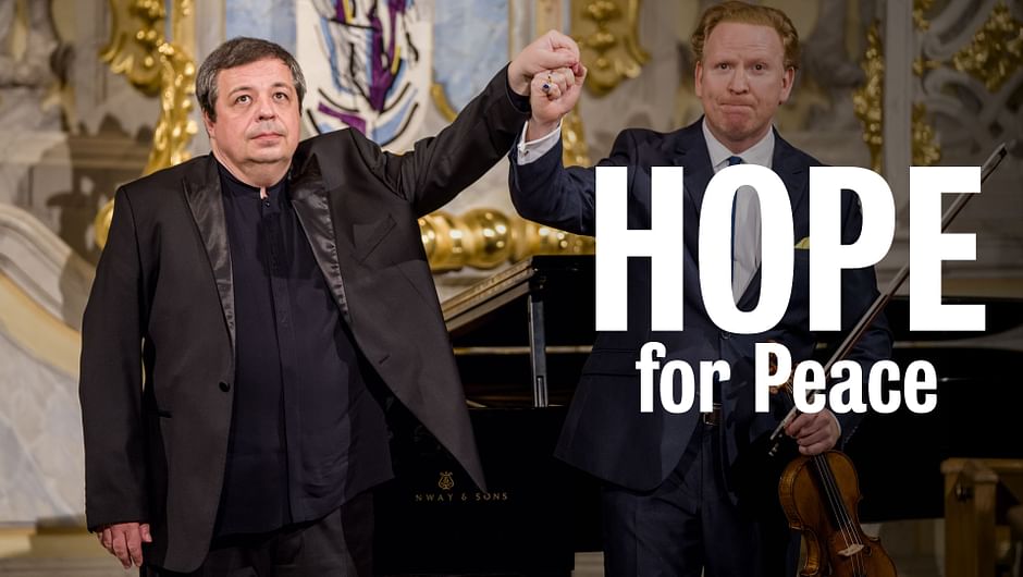 Hope for Peace -Daniel Hope und der ukrainische Pianist Alexey Botvinov spielen in der Frauenkirche Dresden