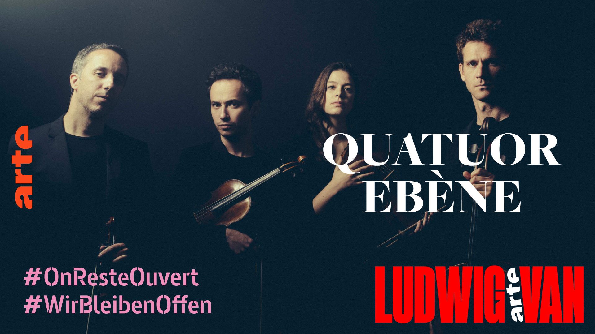 Ebène Quartet Plays Beethoven at the Paris Philharmonie - Watch the full programme | ARTE Concert