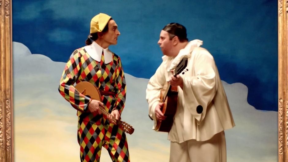A Musée Vous A Musée Moi Le Tricheur A Musée Vous, A Musée Moi - Arlequin et Pierrot, André Derain (2/3