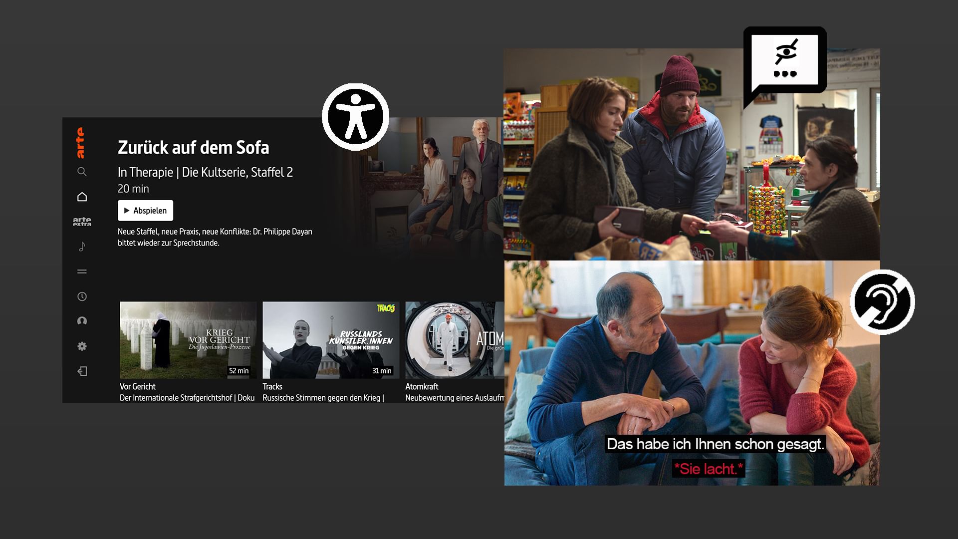 Barrierefreiheit bei ARTE