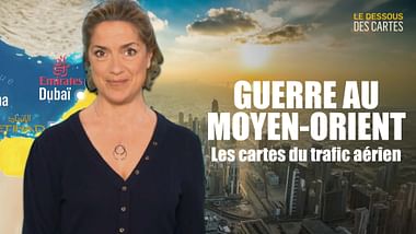 Guerre au Moyen-Orient : les cartes du trafic aérien.