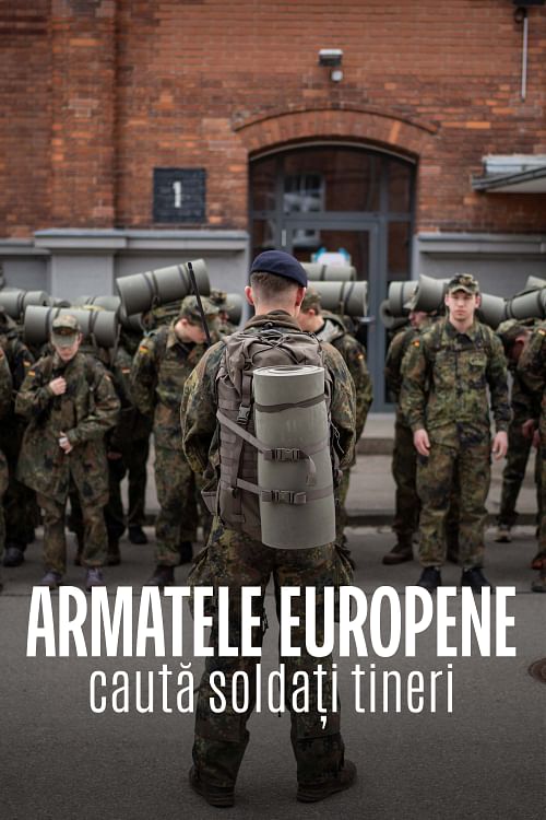 Tineri recruți pentru armatele europene.