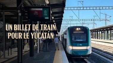 Un billet de train pour le Yucatán.