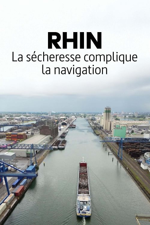 La sécheresse complique la navigation sur le Rhin.