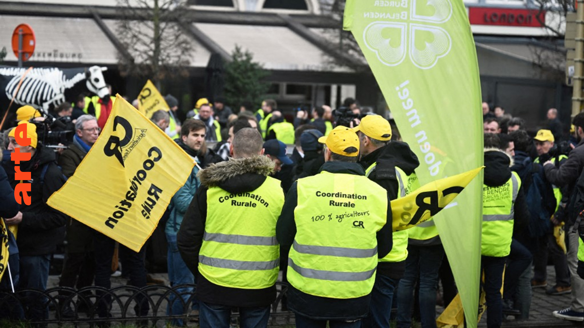 Brüssel: Bauernprotest gegen den Green Deal