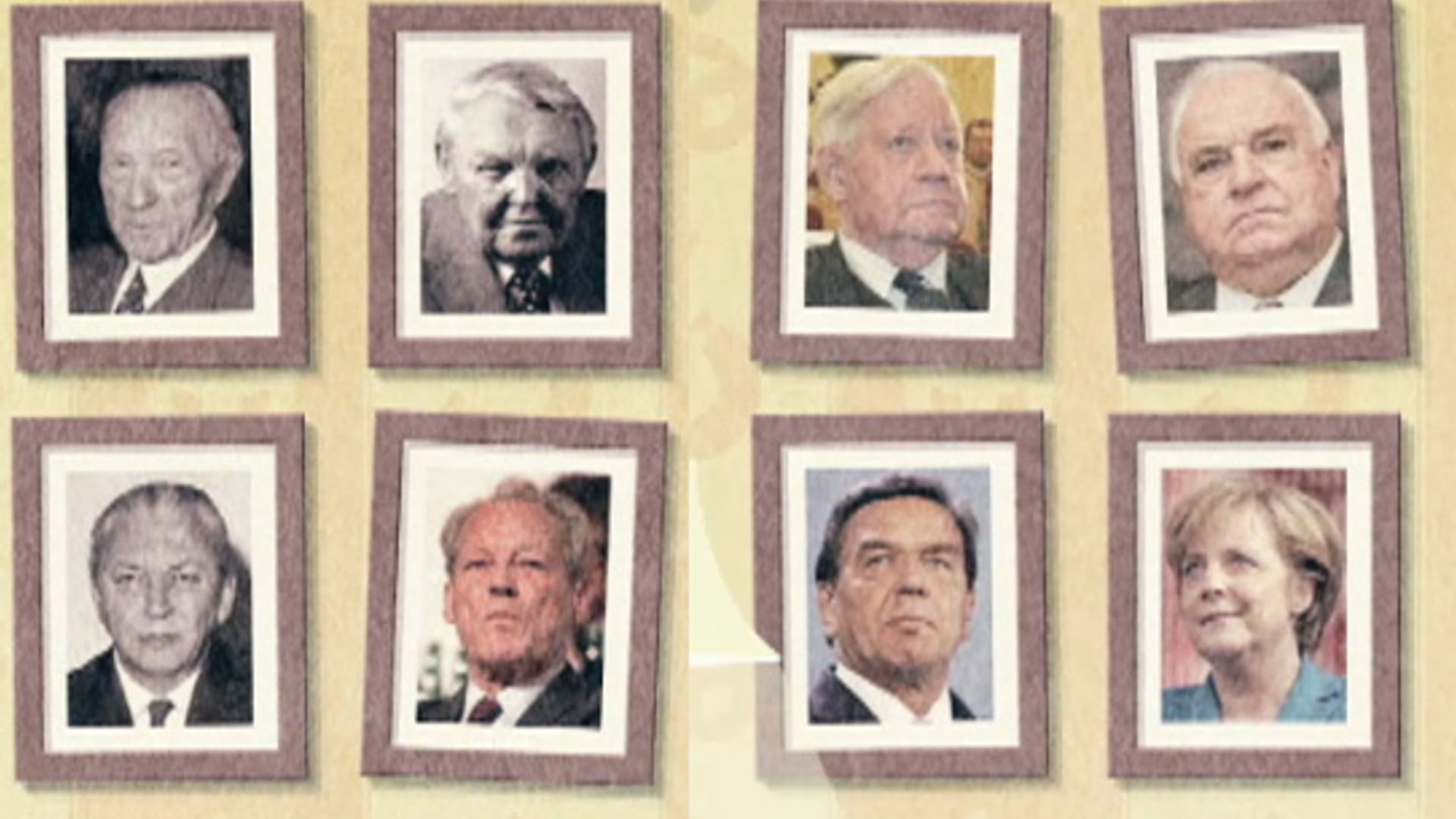 Les principaux chanceliers allemands Info et société ARTE