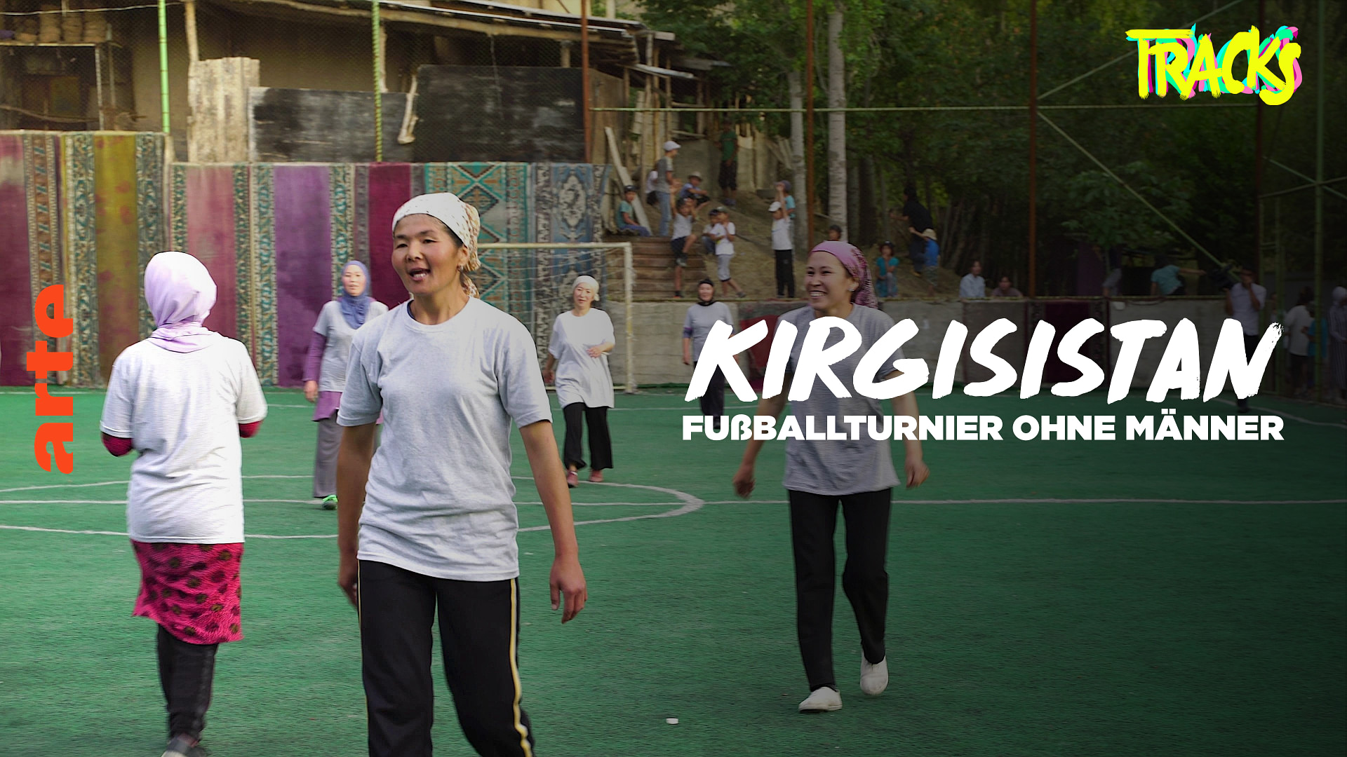 Ein Fußballturnier ohne Männer in Kirgisistan