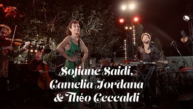 Sofiane Saidi, Camelia Jordana y Théo Ceccaldi.