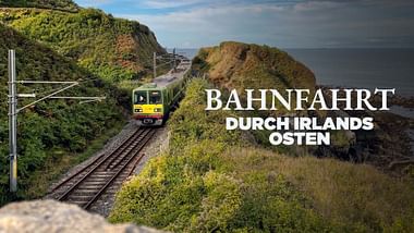 Mit dem Zug entlang der irischen Ostküste.