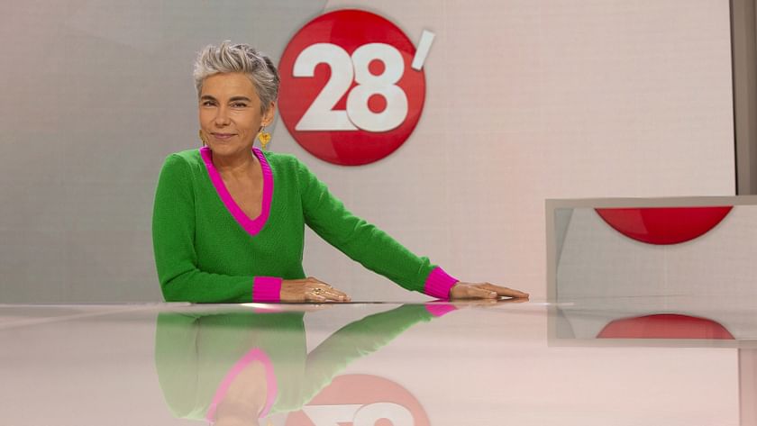 Elisabeth Quin, présentatrice de l'émission 28 Minutes © Pierre-Emmanuel Rastoin