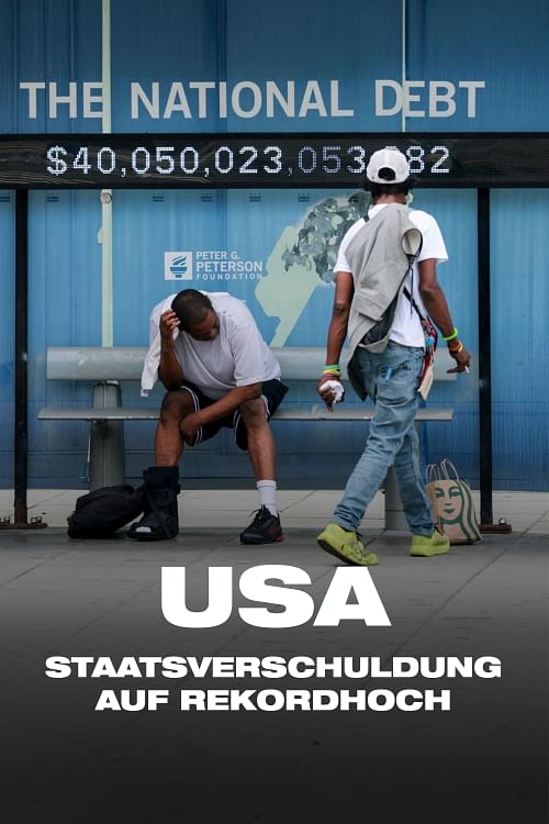 USA: Staatsverschuldung auf Rekordhoch.