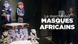 Le marché des masques africains