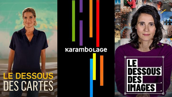  « Le Dessous des cartes », « Karambolage » et « Le Dessous des images » – trois productions ARTE labellisées Ecoprod © ARTE Studio