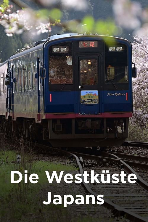 Mit dem Zug entlang der Westküste Japans.