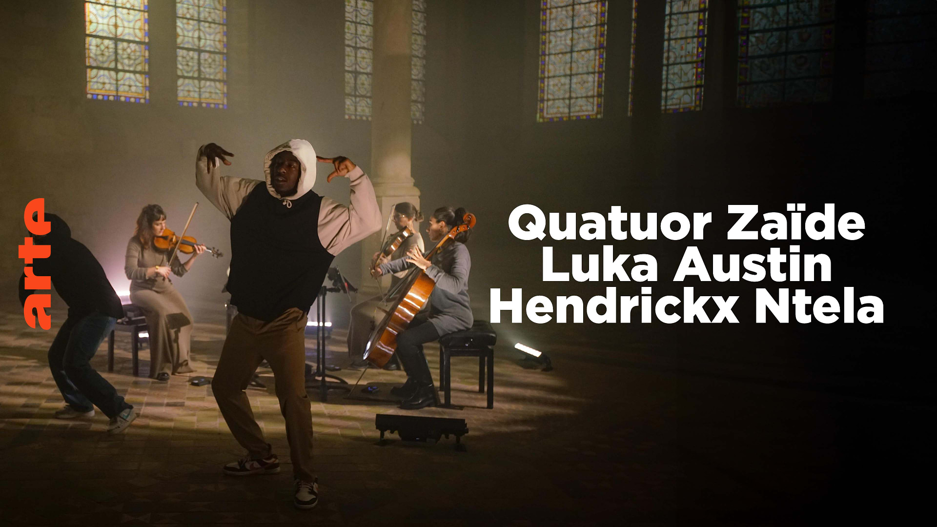 Quartett Zaïde, Luka Austin & Hendrickx Ntela in der Abbaye de Royaumont