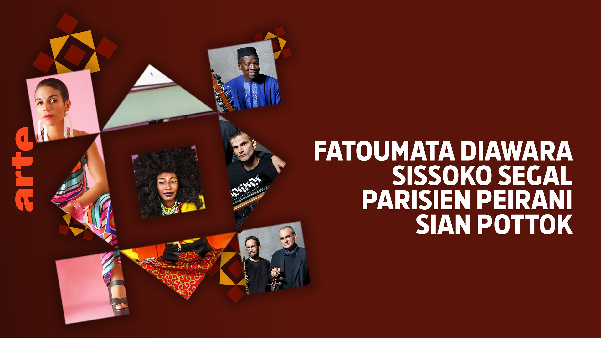 Fatoumata Diawara, Sissoko Segal Parisien & Peirani und Siân Pottok