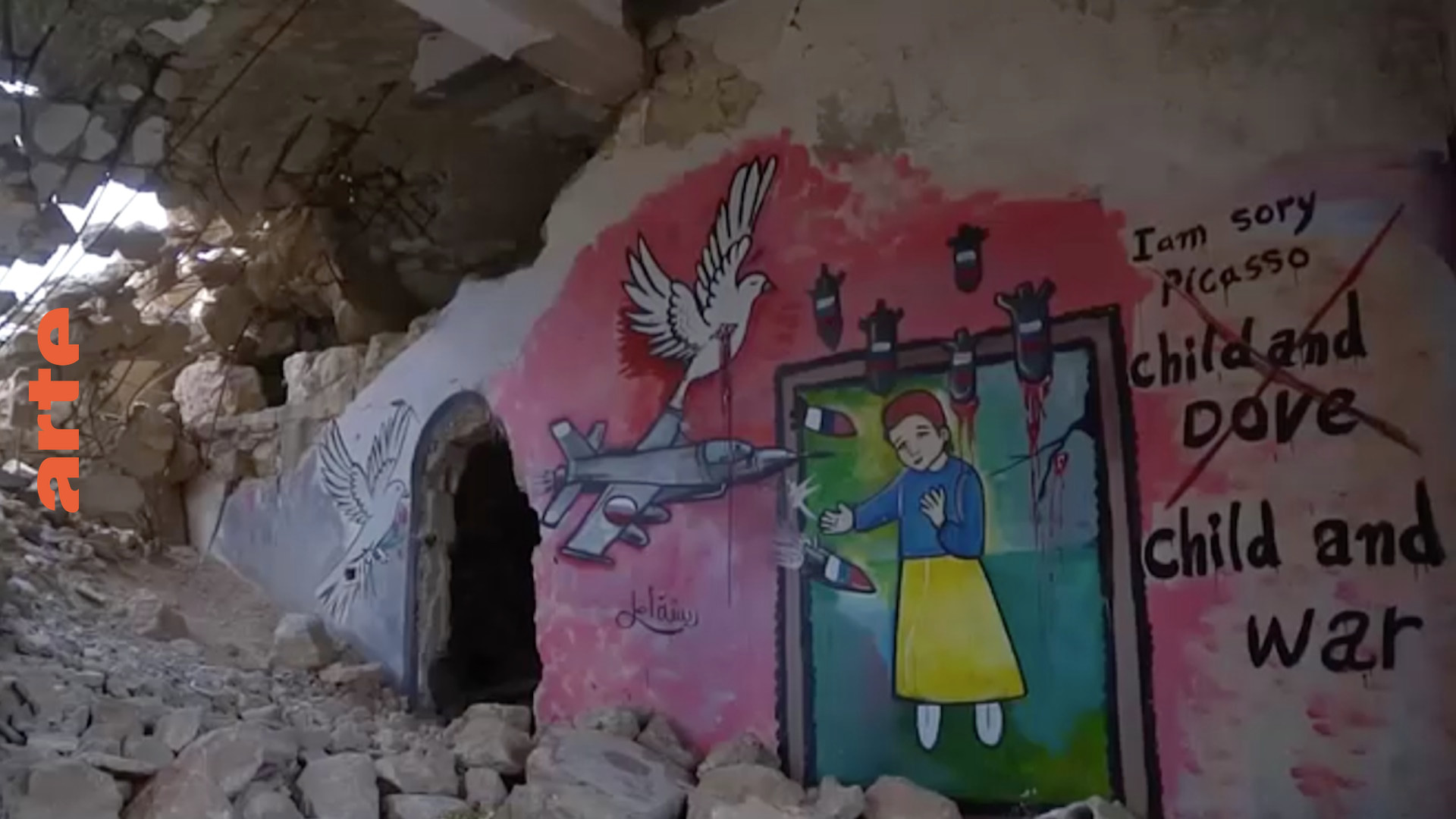 Syrien: Trümmerkunst im Kriegsgebiet