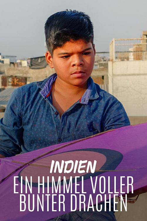 Indien: Ein Himmel voller bunter Drachen.