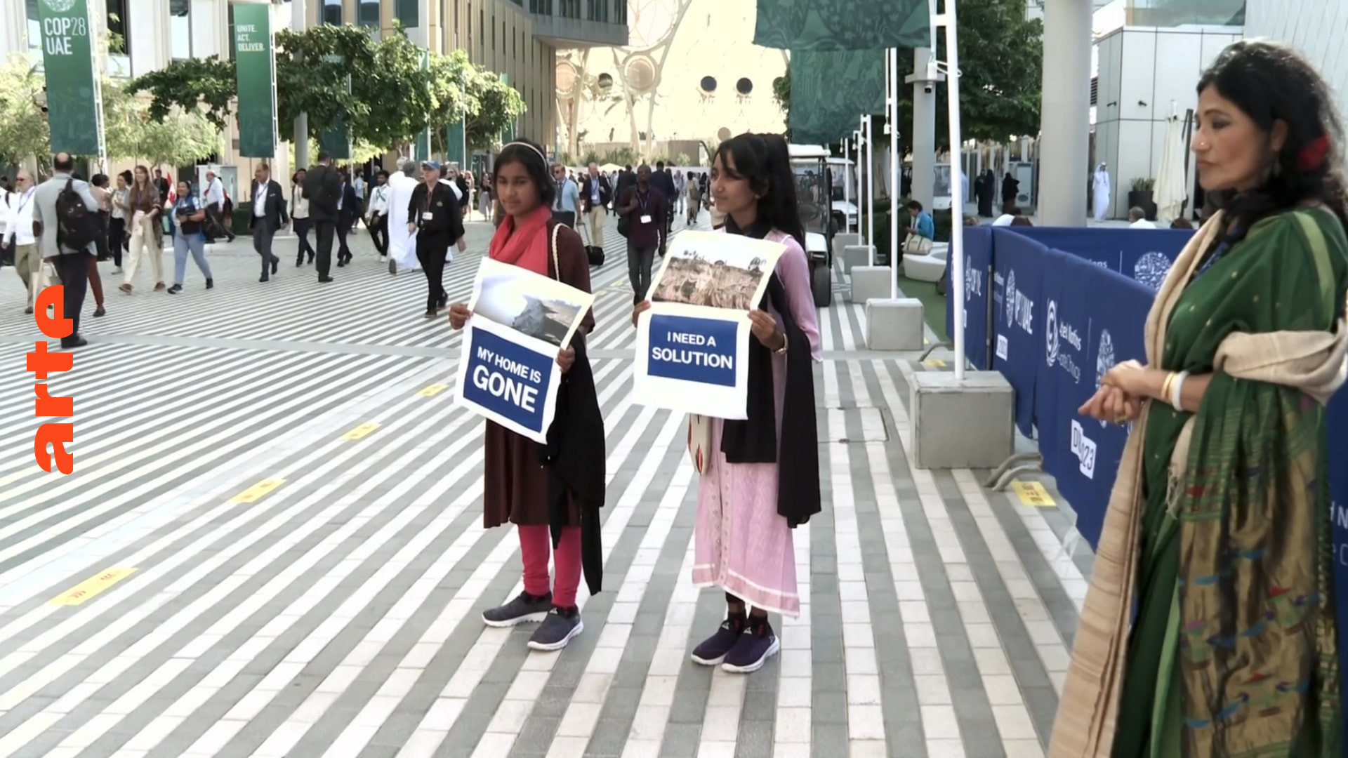 COP 28: Zwei Mädchen kämpfen um ihre Heimat
