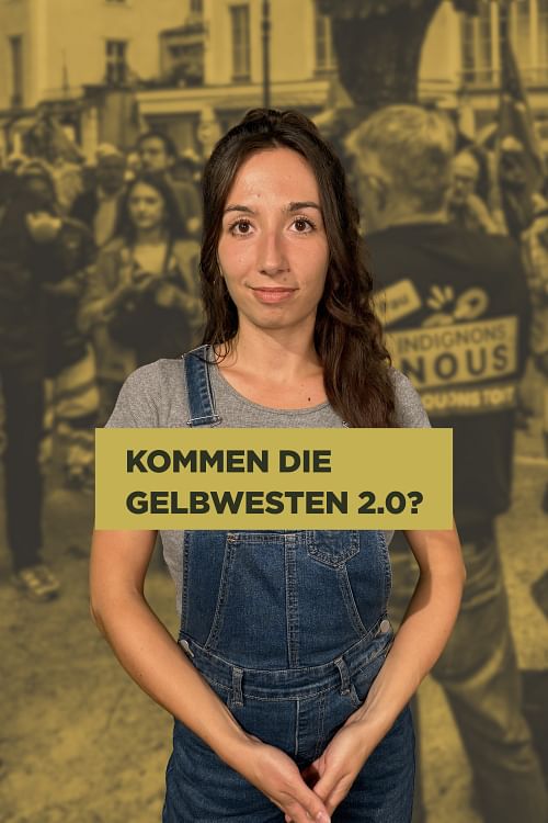 Neue Sozialproteste in Frankreich.