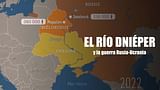 El río Dniéper y la guerra Rusia-Ucrania