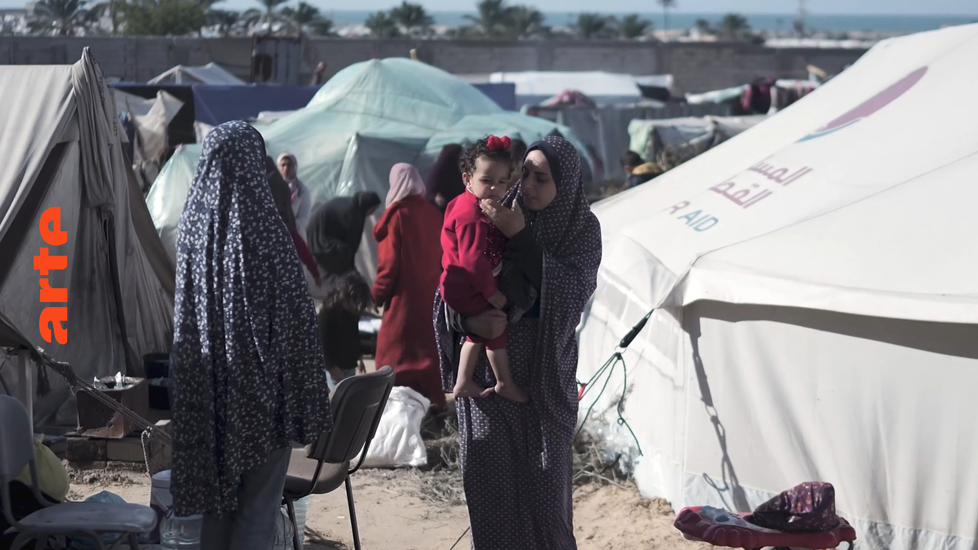 Zeltlager in Rafah: der schwierige Alltag der Palästinenser