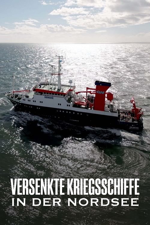 Versenkte Kriegsschiffe in der Nordsee.