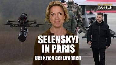 Mit offenen Karten – Selenskyj in Paris: Der Krieg der Drohnen 
