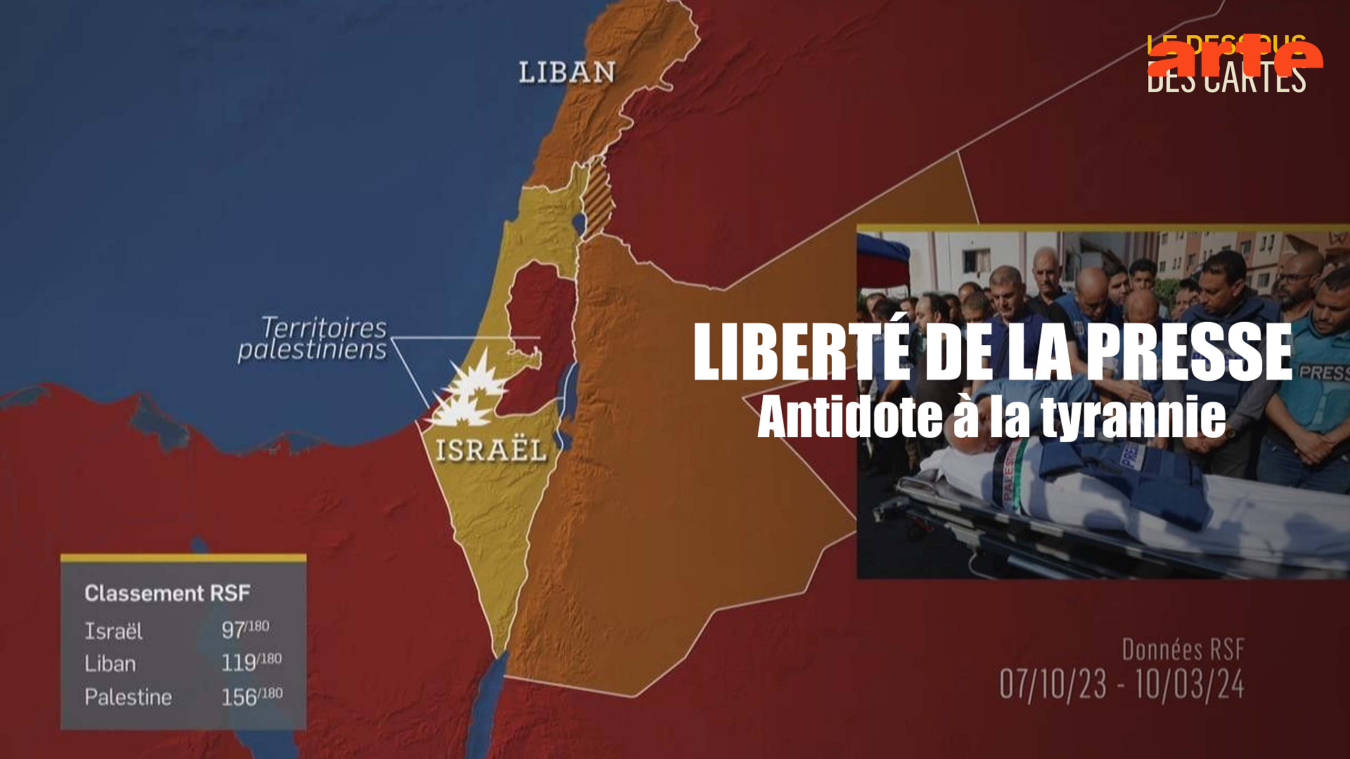 Le dessous des cartes - Liberté de la presse : antidote à la tyrannie - Regarder le documentaire complet