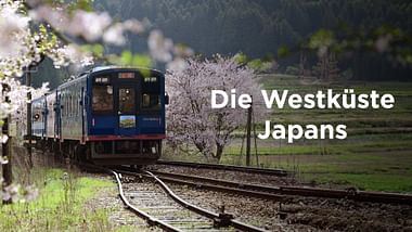 Mit dem Zug entlang der Westküste Japans.