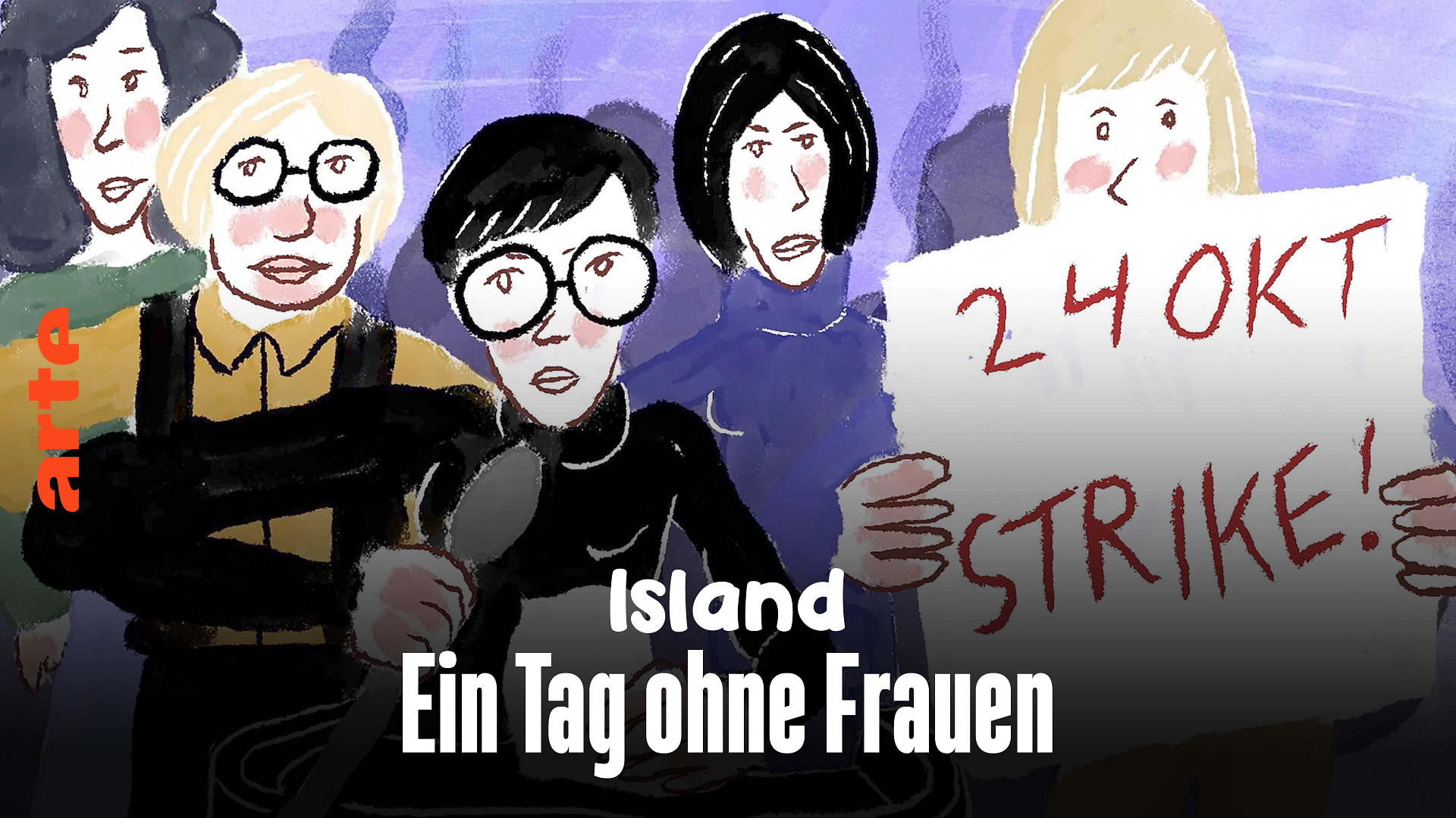 Island - Ein Tag ohne Frauen - Die ganze Doku | ARTE