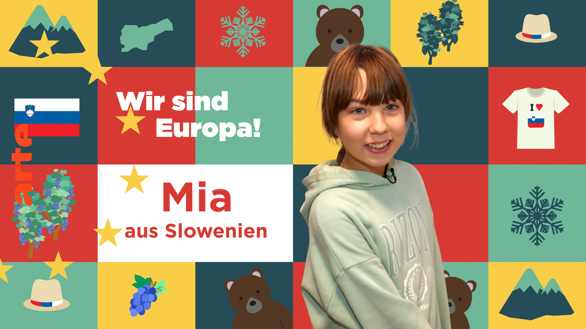 Kinderportät: Mia aus Slowenien