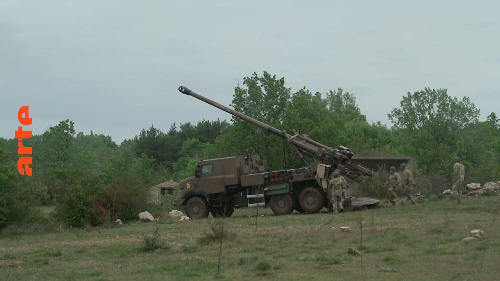 Frankreich bildet ukrainische Soldaten an Caesar-Kanonen aus